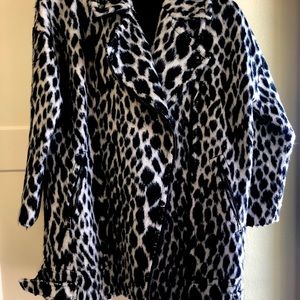 Banana Republic Animal Print Coat